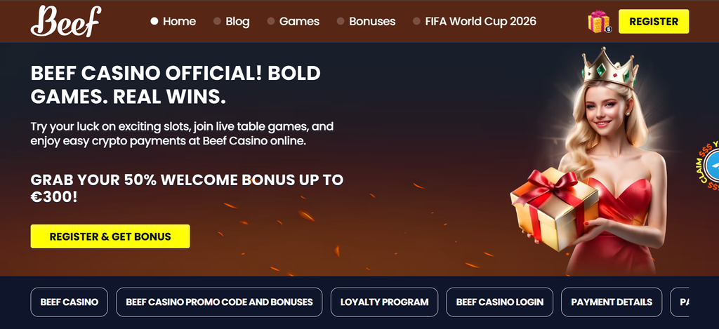 Beef Casino: the requirement as the terms word it